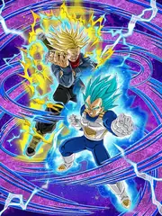 Super Saiyan God SS Vegeta & 
Super Saiyan Trunks (Future)